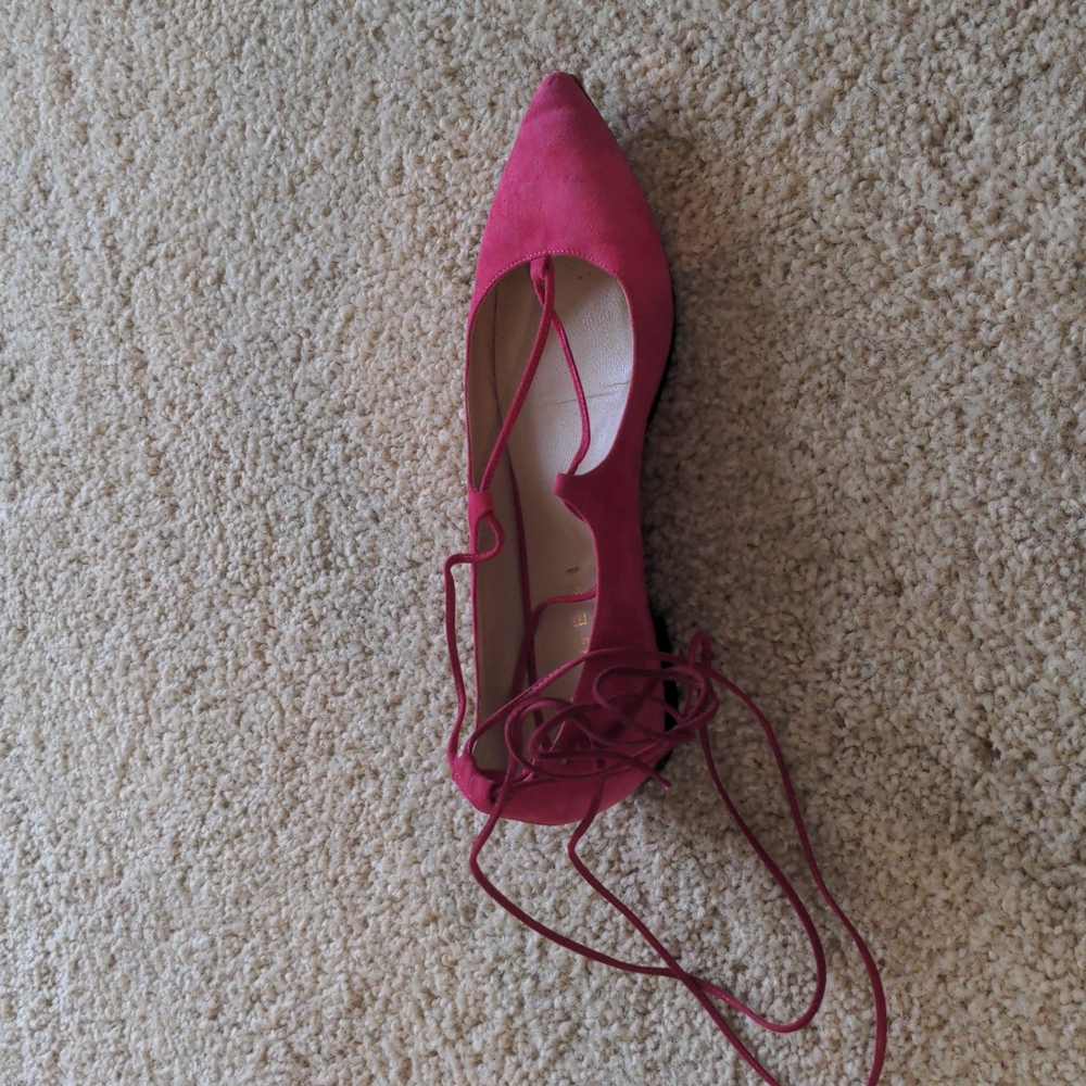 Mgemi Brezza In Suede Raspberry, Size 6 - image 3
